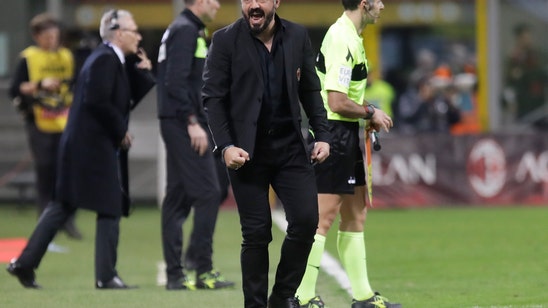 Milan coach Gattuso avoids ban for derby match against Inter