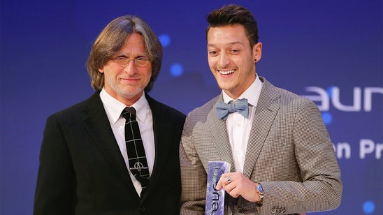 Mesut Ozil collects award for wonderful charitable work