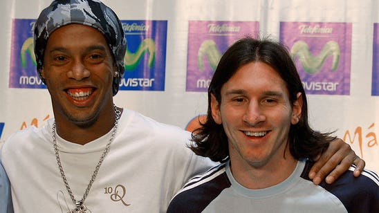 Messi sends signed Barcelona jersey to Ronaldinho as a gift