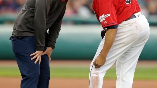 Carrasco injures knee in Indians’ 3-1 loss to Marlins