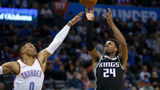 Hield scores 34 as Kings top Thunder 119-116