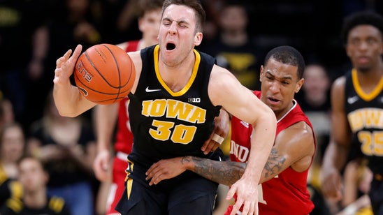 Iowa edges Indiana 76-70 in OT