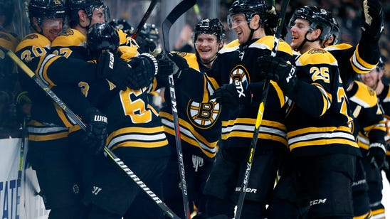 Marchand does it again in OT as Bruins beat Blue Jackets 2-1