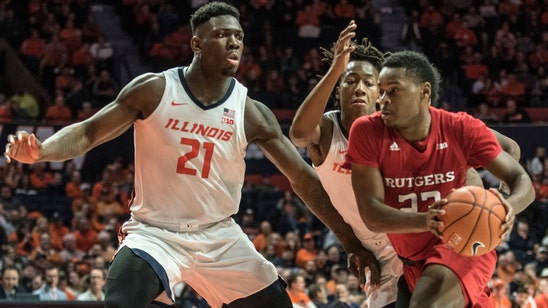 Dosunmu, Cockburn lift Illinois over Rutgers 54-51