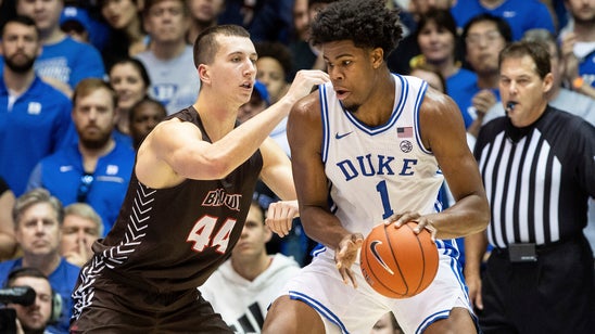 Carey leads No. 4 Duke past Brown 75-50