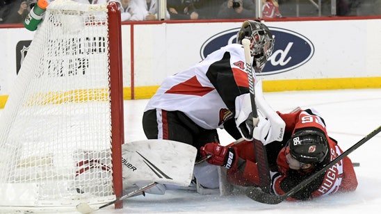 Pageau scores 3 goals as Senators beat Devils 4-2