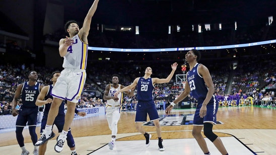 Mays scores 19, LSU escapes with 79-74 win against Yale