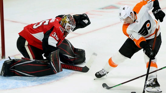 Couturier scores shootout winner, Flyers beat Senators 5-4
