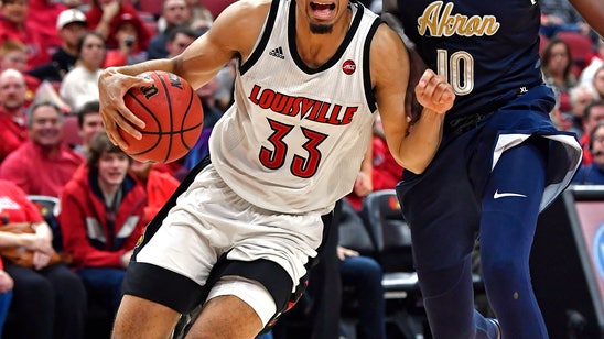 No. 2 Louisville escapes with 82-76 victory over Akron