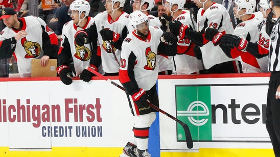Duclair scores twice, leads Senators over Red Wings 4-3