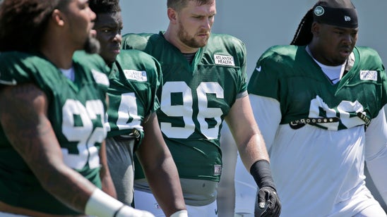 Jets' Henry Anderson putting fluke throat injury behind him