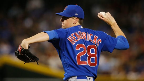 Hendricks takes shutout into 9th, Cubs beat D-backs 5-1