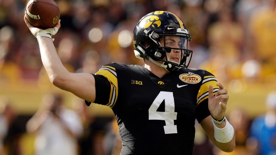 Iowa QB Nate Stanley approaching school records