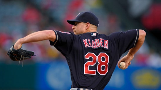Kluber goes the distance, Ks 8 in Indians 6-2 win over Angels