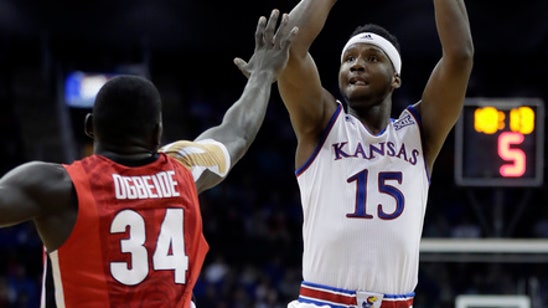 Kansas forward Bragg charged with misdemeanor battery