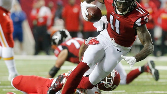 Falcons' Quinn says injured WR Jones expected back 'shortly'