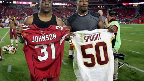 Redskins LB Spaight readies for 1st NFL start vs. Panthers