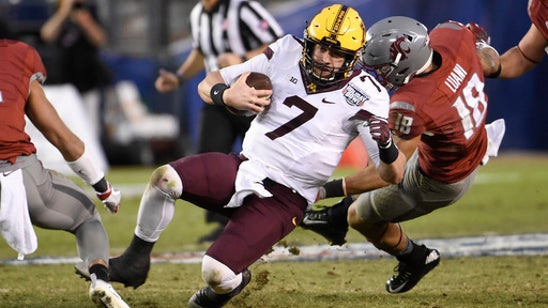 Minnesota emerges from turmoil to upset WSU in Holiday Bowl (Dec 27, 2016)