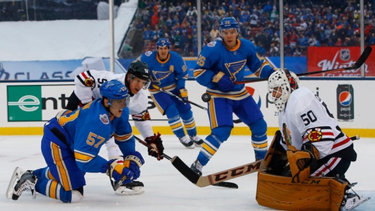 Blues beat Blackhawks 4-1 in Busch Stadium Winter Classic (Jan 02, 2017)