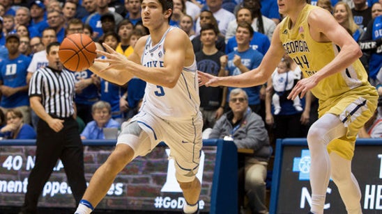 Allen returns, Duke tops Ga Tech 110-57 in Coach K's sendoff (Jan 04, 2017)
