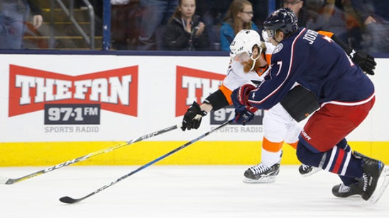 Foligno scores in OT as Blue Jackets beat Flyers 2-1 (Jan 08, 2017)