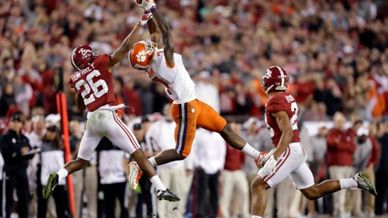 Clemson's receiver trio comes up big vs. Bama in title game