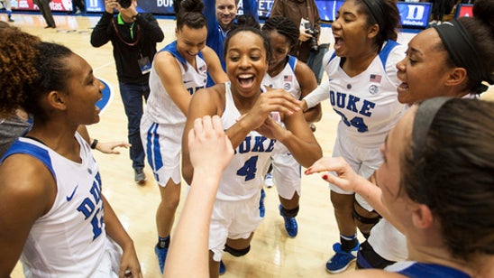 Dee Brown's daughter has No. 12 Duke climbing
