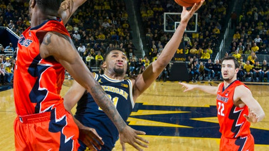 Wilson scores 19, leads Michigan in 66-57 win over Illinois (Jan 21, 2017)