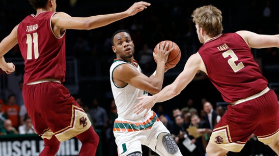 Miami edges Boston College 78-77 (Jan 25, 2017)