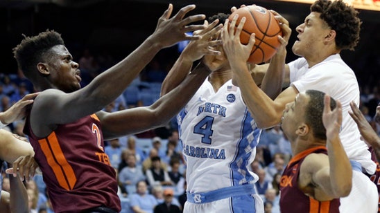 No. 9 Tar Heels beat Hokies 91-72 for 7th straight win (Jan 26, 2017)