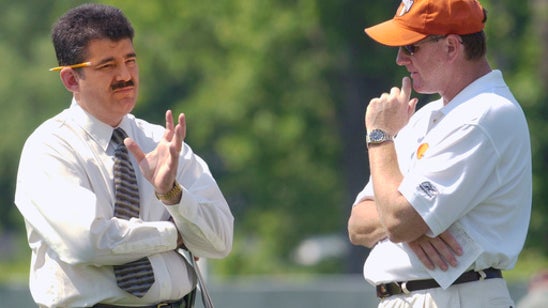 Butch Davis gets some recruiting help at FIU - from his boss