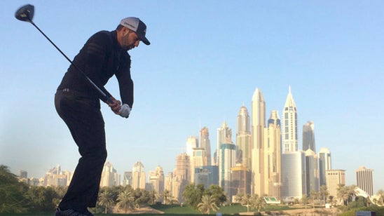 Garcia, in darkness, on top after 3rd round of Dubai Classic