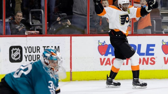 Wayne Simmonds' OT goal lifts Flyers over Sharks 2-1 (Feb 11, 2017)