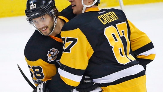 Crosby gets 1,000th point, then leads Penguins by Jets in OT (Feb 16, 2017)