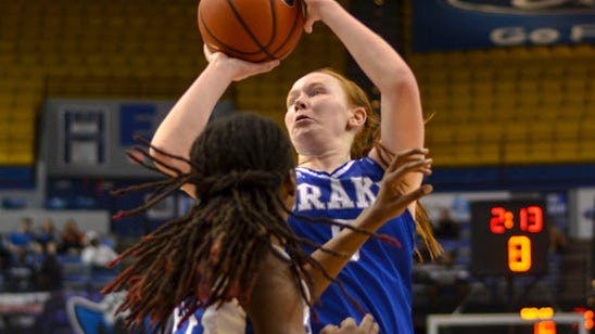 No. 25 Drake women roll to 14th straight win (Feb 17, 2017)