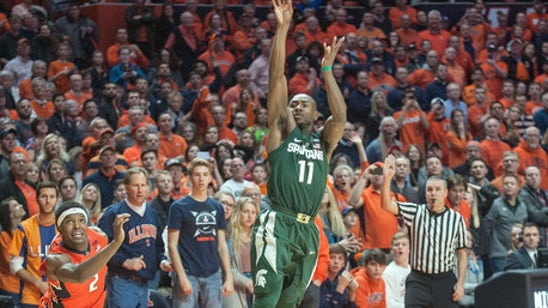 Illinois outlasts Michigan State 73-70 (Mar 01, 2017)