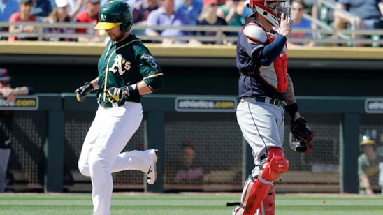A's Jed Lowrie determined to stay on field this season