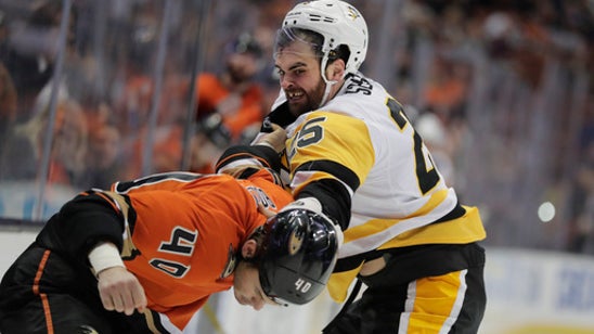 Penguins forward Tom Sestito was suspended 4 games