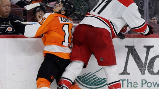 Schenn's OT goal lifts Flyers over Hurricanes (Mar 19, 2017)