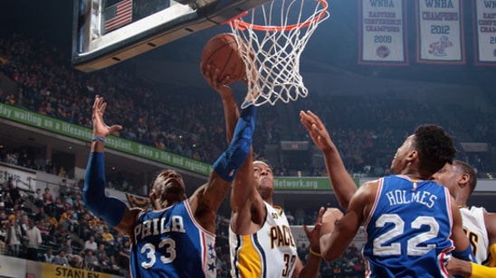 Turner leads Pacers to 107-94 victory over 76ers (Mar 26, 2017)