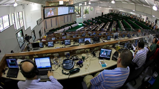 A tale of 2 Masters press centers: From tent to mansion-like