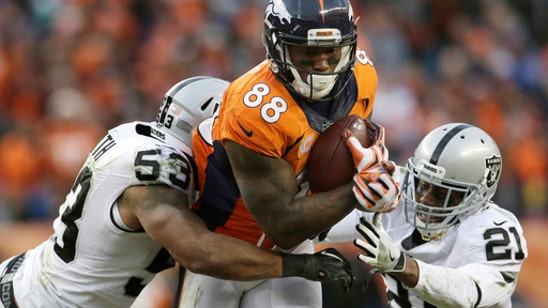Broncos' Demaryius Thomas welcomes return of McCoy to Denver