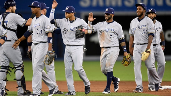 Chase Anderson sharp as Brewers blank slumping Blue Jays 2-0 (Apr 12, 2017)