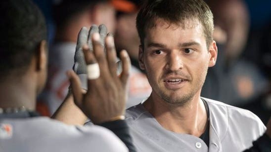 Mancini homers twice again, Orioles rout Blue Jays 11-4 (Apr 16, 2017)