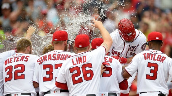 Harper's homer in 9th, 2nd of day, lifts Nats over Phils 6-4 (Apr 16, 2017)