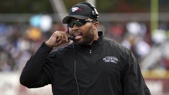 End to N.C. Central's spring practice has championship feel