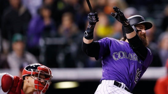 Blackmon hits 2-run homer, Rockies beat Nationals 8-4 (Apr 24, 2017)