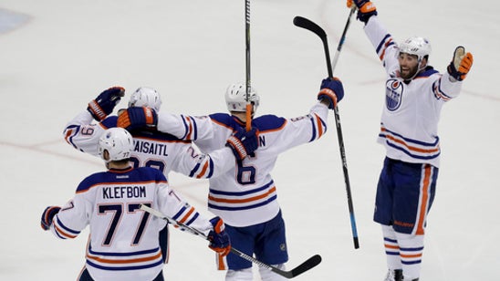 Larsson leads Oilers past Ducks 5-3 in wild series opener (Apr 26, 2017)