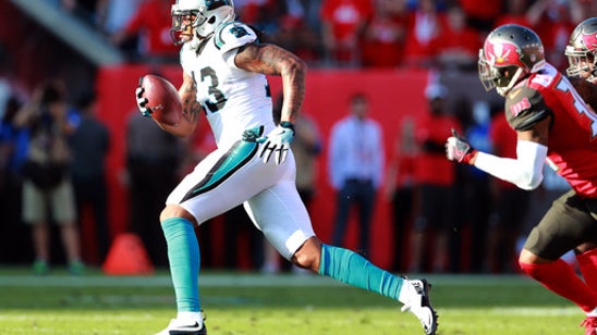 Panthers pick up option on WR Benjamin; waive S Boston