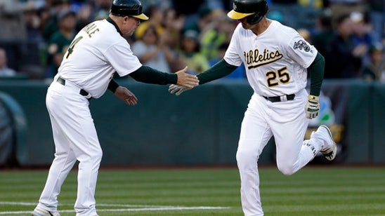 Ryon Healy homers twice for 5 RBIs, A's beat Blue Jays (Jun 05, 2017)